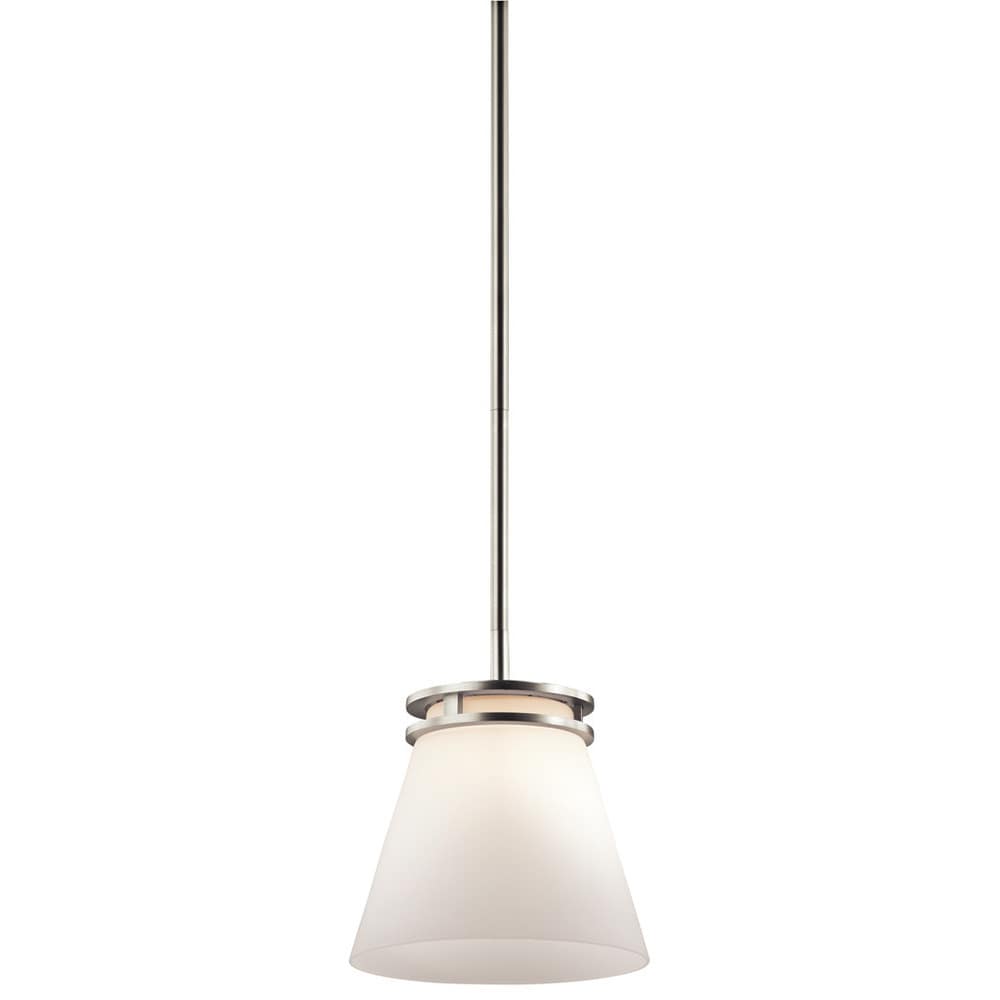 Kichler Lighting Hendrik Collection 1 Light Brushed Nickel Mini Pendant