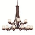 Kichler Lighting Hendrik Collection 18 Light Olde Bronze Chandelier