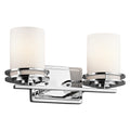 Kichler Lighting Hendrik Collection 2 Light Chrome Bath Vanity Light