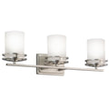 Kichler Lighting Hendrik Collection 3 Light Brushed Nickel Bath Vanity Light