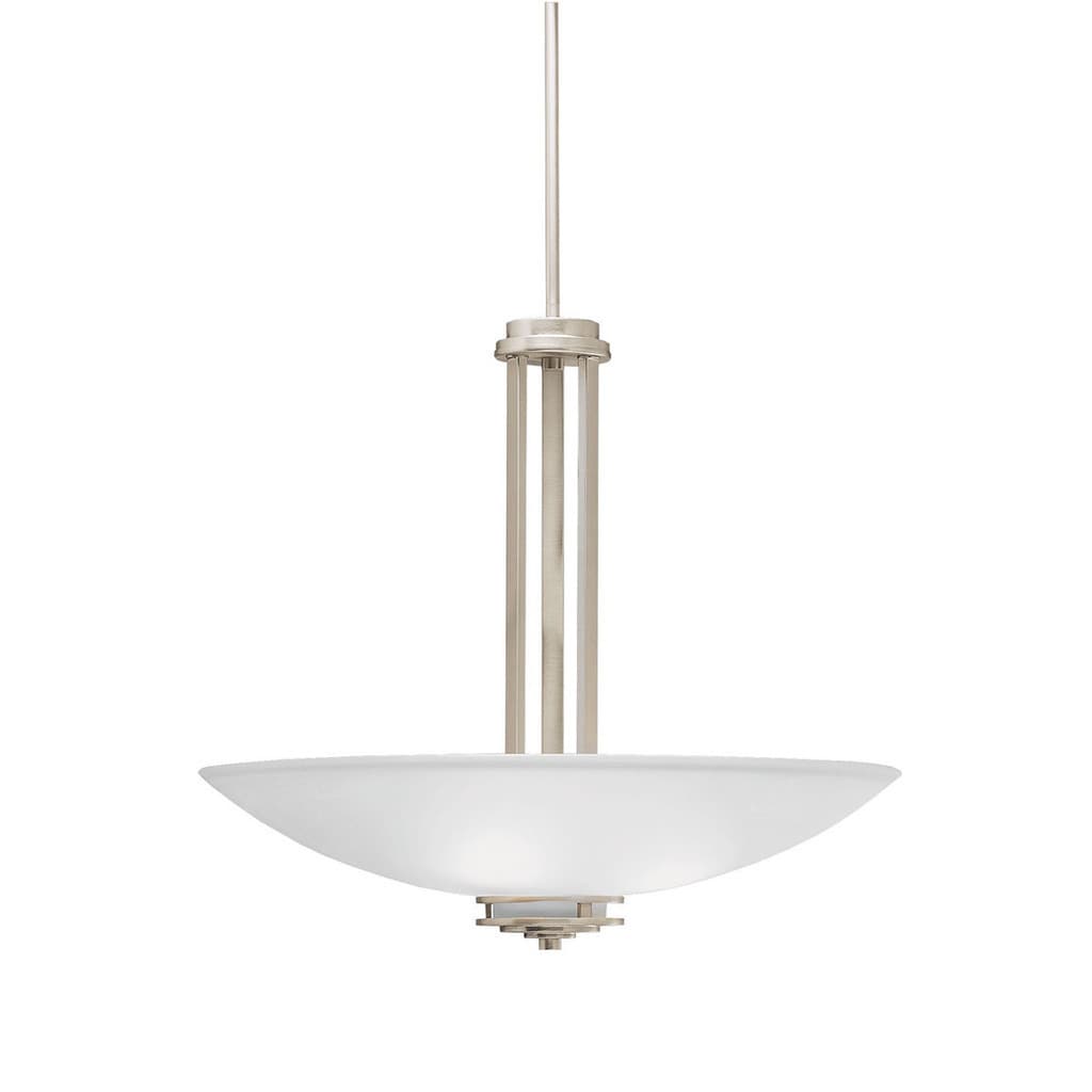 Kichler Lighting Hendrik Collection 3 Light Brushed Nickel Pendant