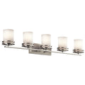 Kichler Lighting Hendrik Collection 5 Light Brushed Nickel Bath Vanity Light