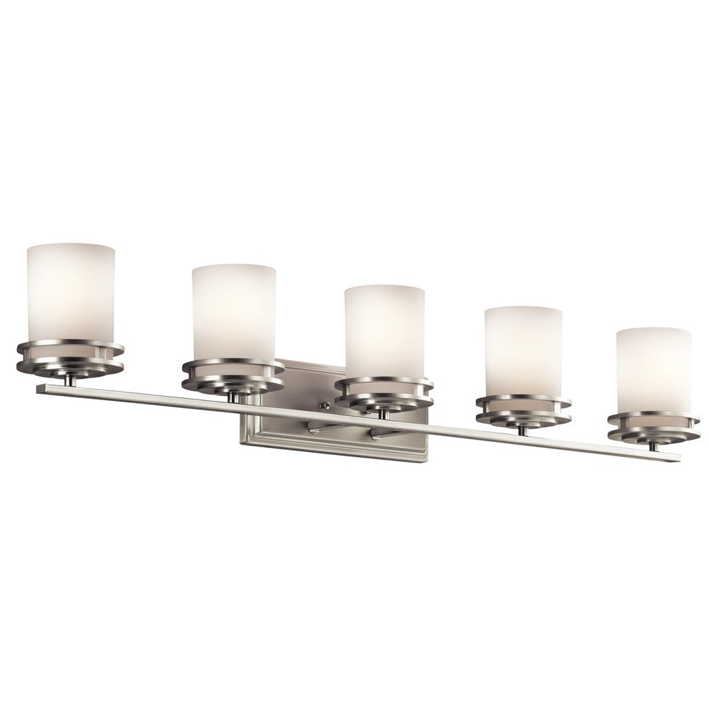 Kichler Lighting Hendrik Collection 5 Light Brushed Nickel Bath Vanity Light