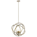 Kichler Lighting Ibis Collection 3 Light Polished Nickel Pendant Polished Nickel
