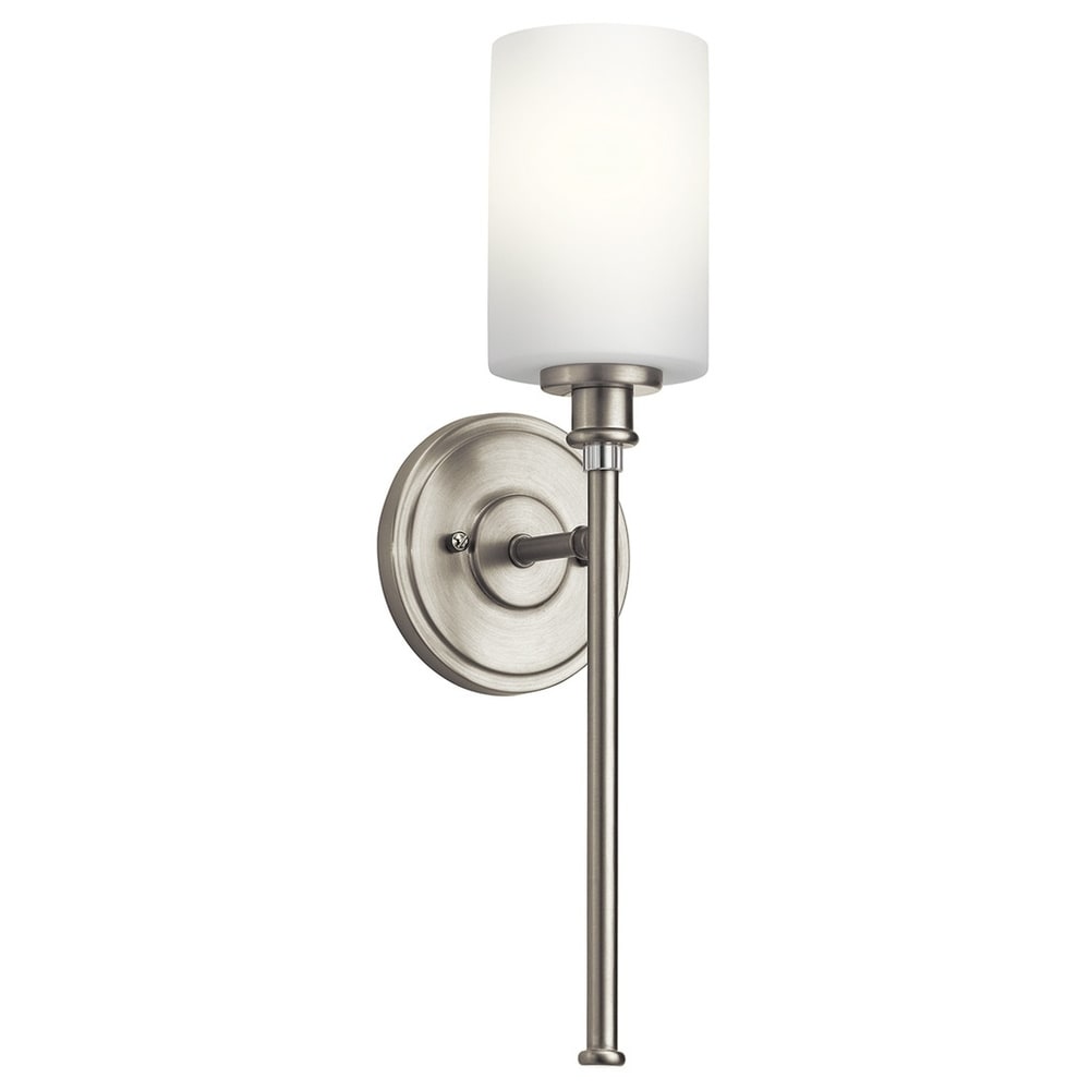 Strick Bolton Lee 1 Light Brushed Nickel Wall Sconce