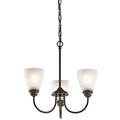 Kichler Lighting Jolie Collection 3 Light Olde Bronze Mini Chandelier