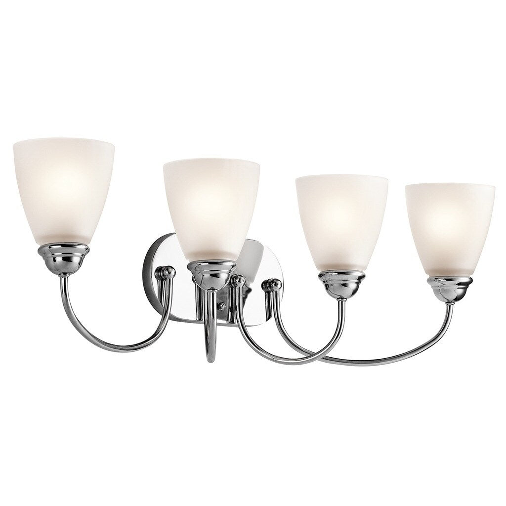 Kichler Lighting Jolie Collection 4 Light Chrome Bath Vanity Light