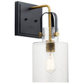 Kichler Lighting Kitner 16.5 In 1 Light Wall Sconce Natural Brass