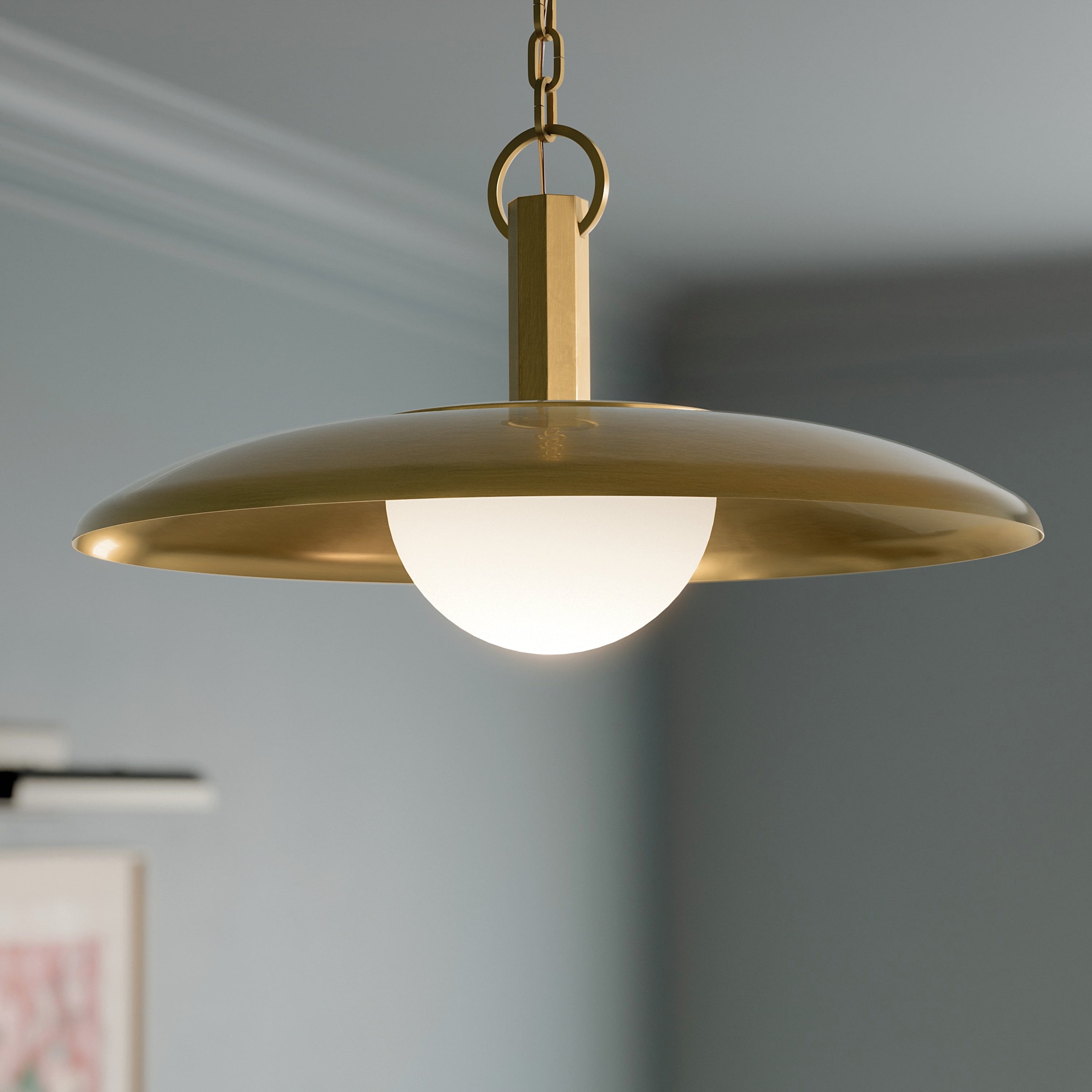 Kichler Lighting Kurio 1 Light Pendant With Etched Opal Glass
