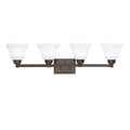 Kichler Lighting Langford Collection 4 Light Olde Bronze Led Bath Vanity Light