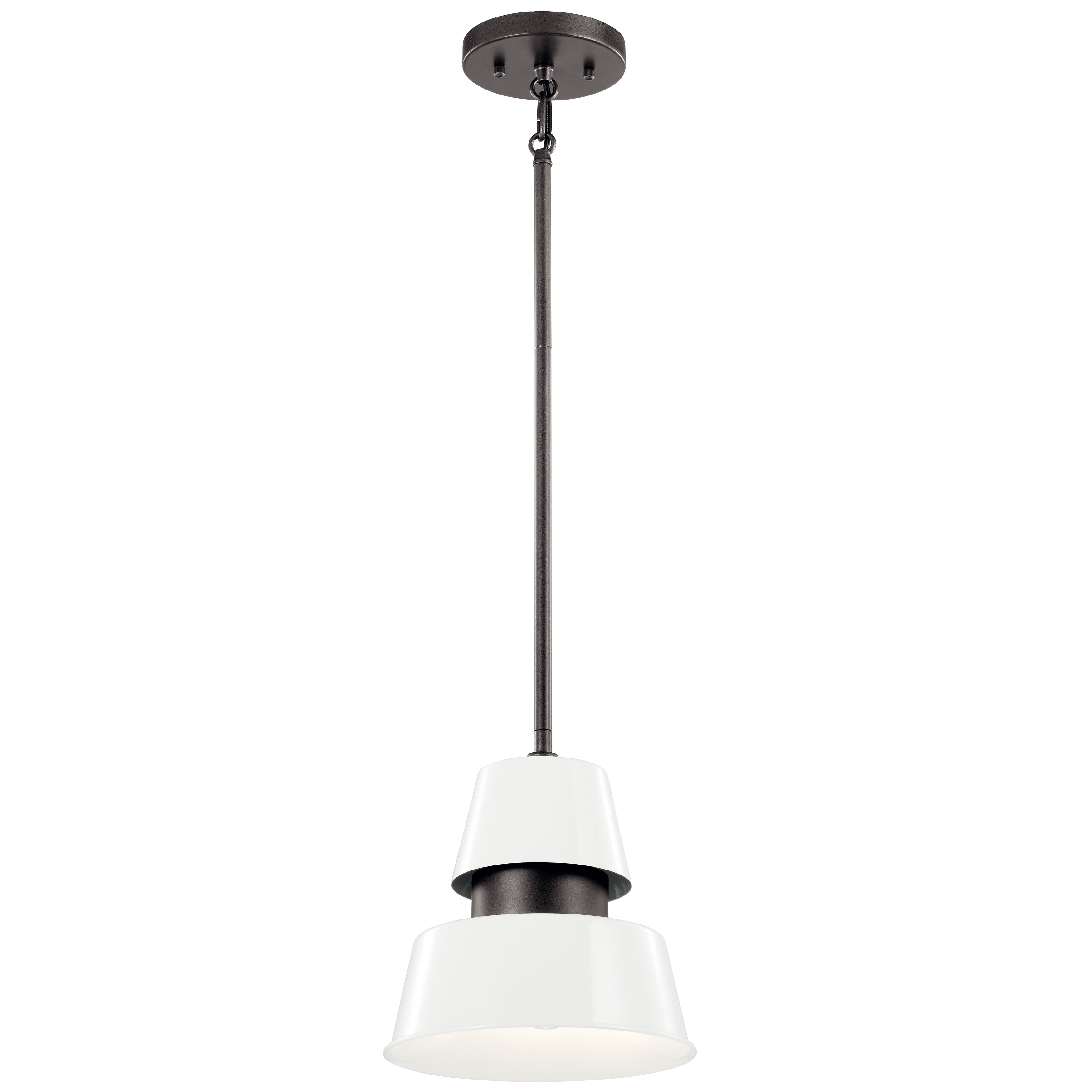 Kichler Lighting Lozano 1 Light Outdoor Pendant White