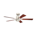 Kichler Lighting Lucian Collection 52 Inch Brushed Nickel Led Ceiling Fan