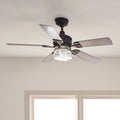 Kichler Lighting Lyndon Patio 52 Inch Led Ceiling Fan Distressed Black