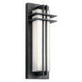 Kichler Lighting Manhattan Collection 1 Light Textured Black Outdoor Led Wall Sconce