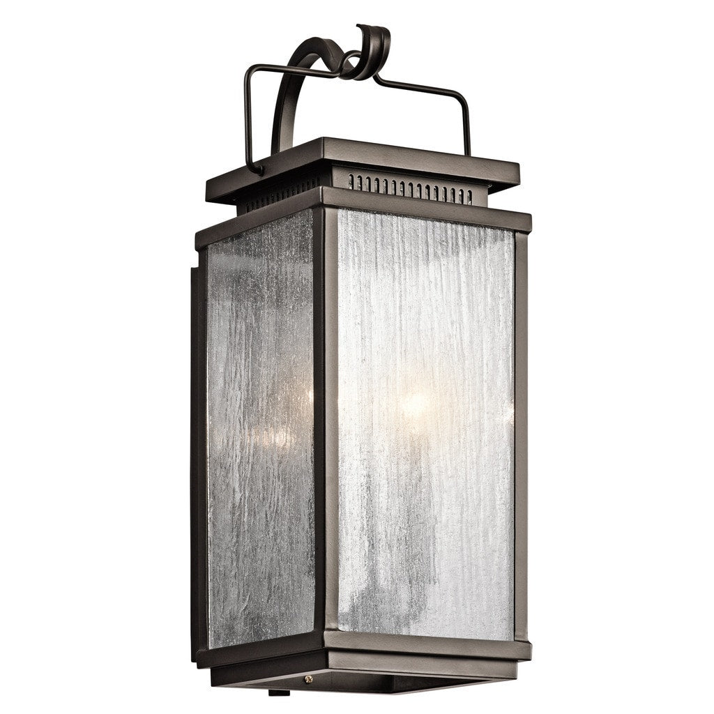 Kichler Lighting Manningham Collection 2 Light Olde Bronze Outdoor Wall Sconce