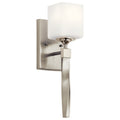 Kichler Lighting Marette 1 Light Wall Sconce Brushed Nickel