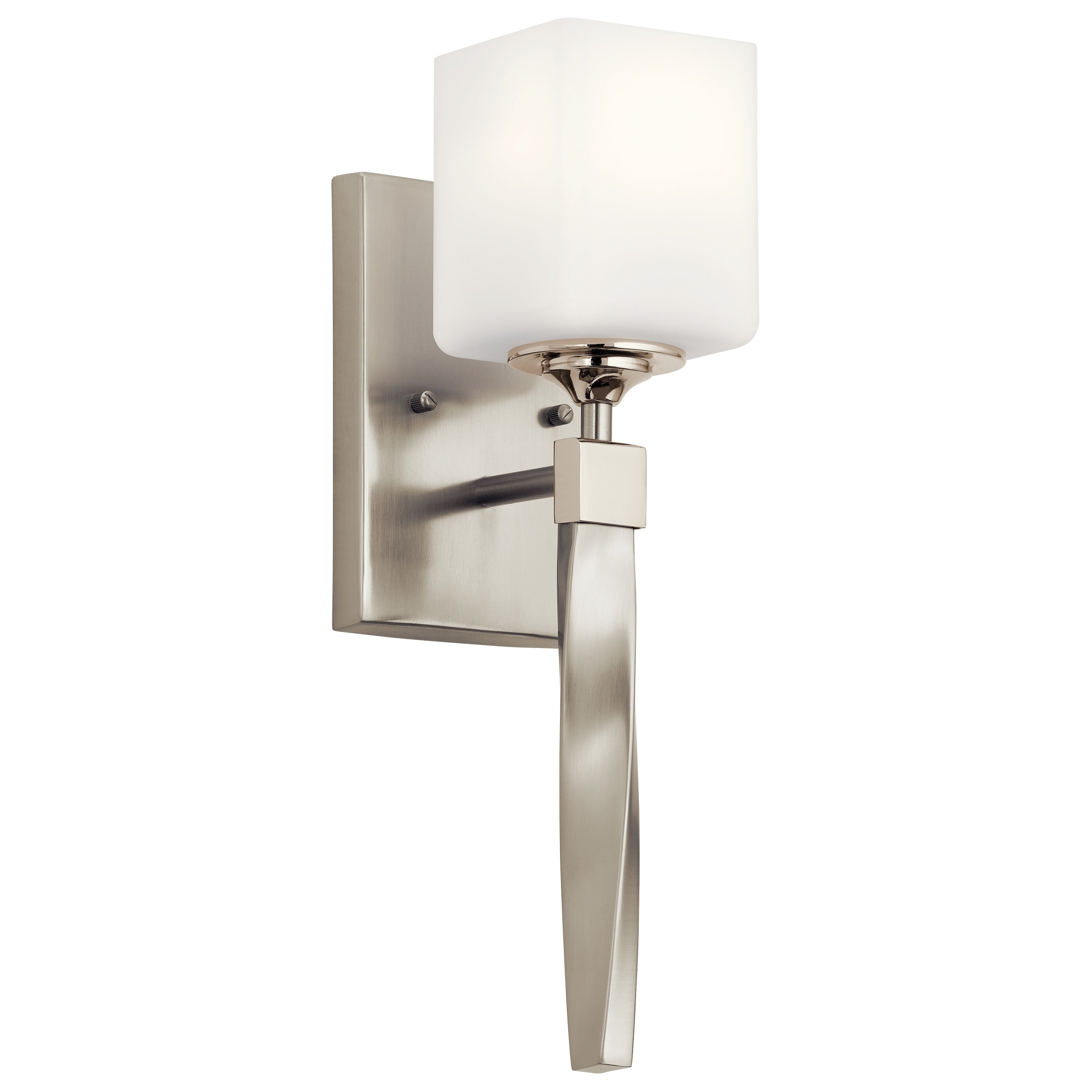 Kichler Lighting Marette 1 Light Wall Sconce Brushed Nickel