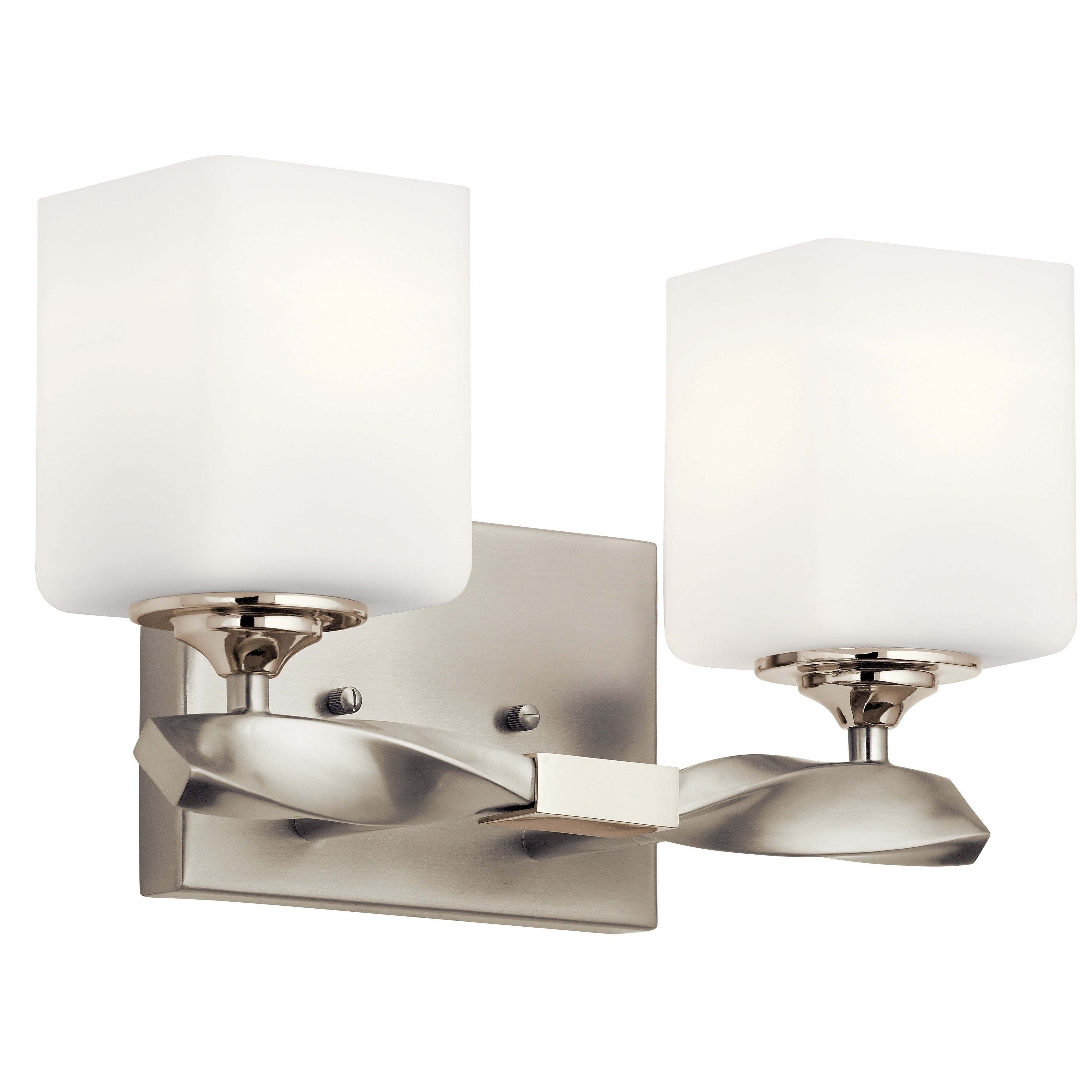Kichler Lighting Marette 2 Light Vanity Light Brushed Nickel