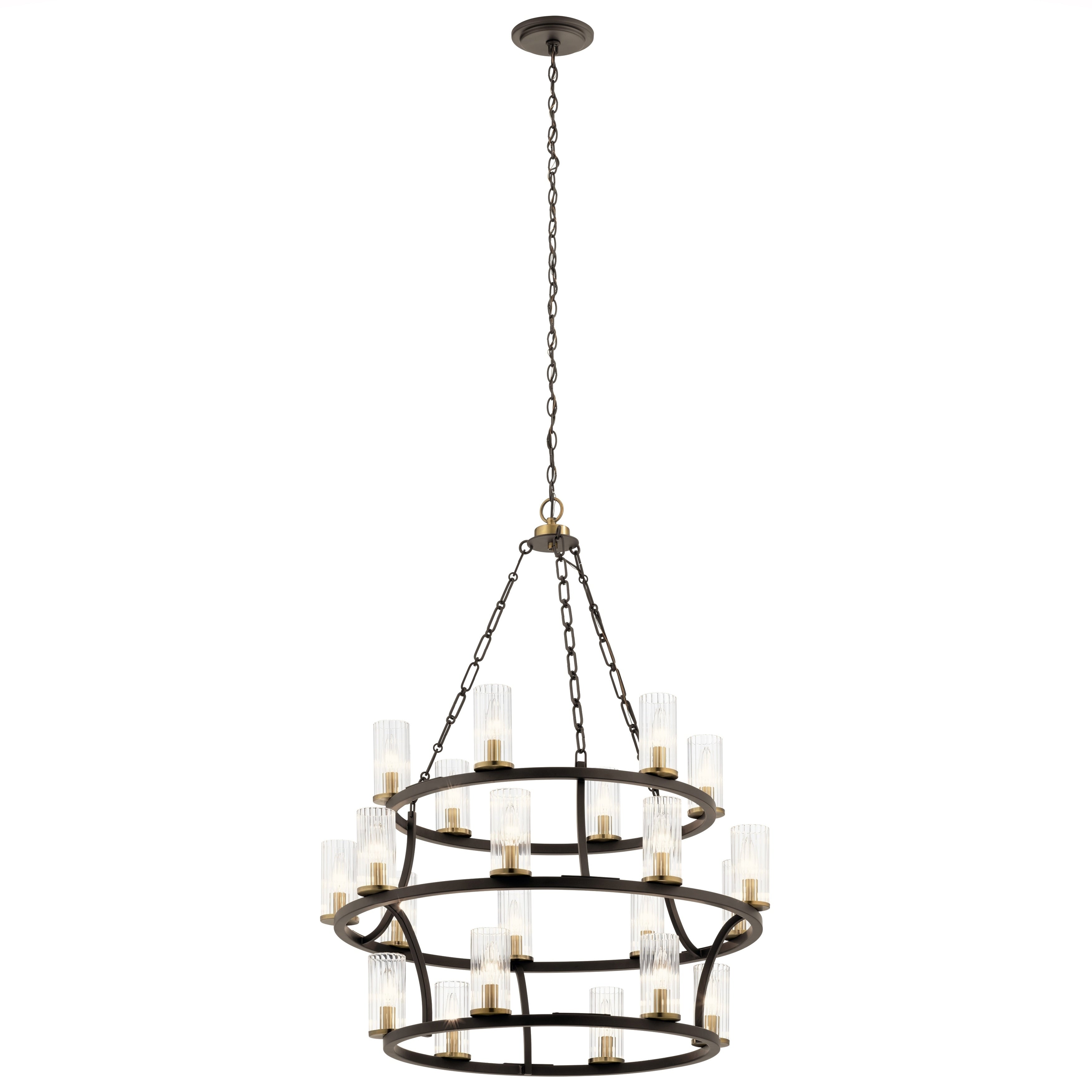 Kichler Lighting Mathias 21 Light 3 Tier Chandelier Olde Bronze