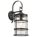Kichler Lighting Mill Lane Collection 1 Light Anvil Iron Outdoor Wall Lantern