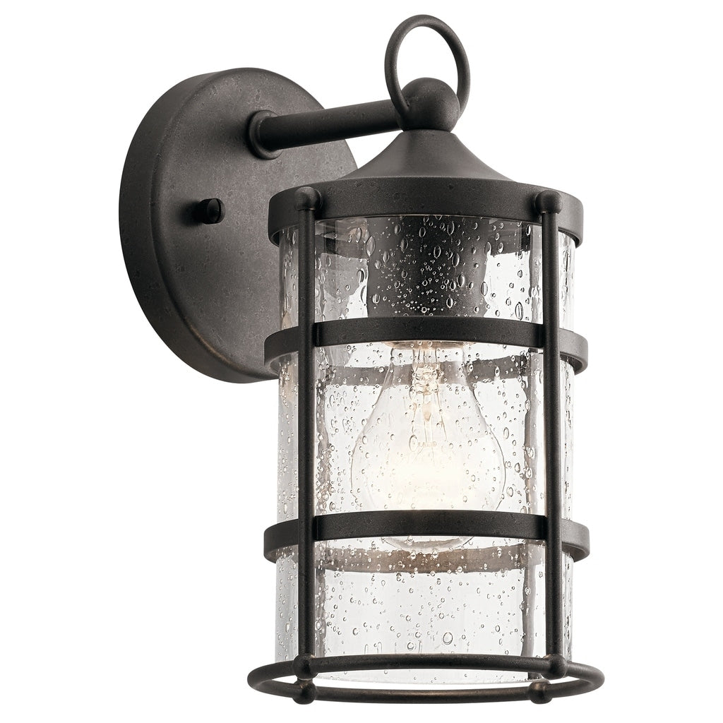 Kichler Lighting Mill Lane Collection 1 Light Anvil Iron Outdoor Wall Lantern