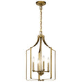 Kichler Lighting Morrigan 4 Light Mini Chandelier Natural Brass
