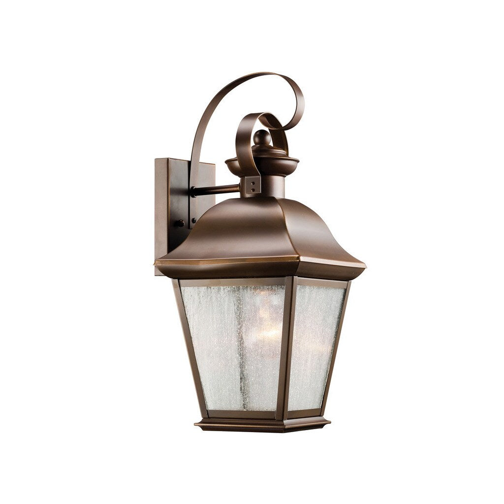 Kichler Lighting Mount Vernon Collection 1 Light Olde Bronze Outdoor Wall Lantern