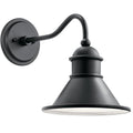 Kichler Lighting Northland 1 Light Black Outdoor Wall Sconce