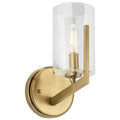 Kichler Lighting Nye 1 Light Wall Sconce Brushed Natural Brass