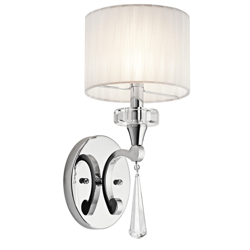 Kichler Lighting Parker Point Collection 1 Light Chrome Wall Sconce