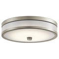 Kichler Lighting Pira Collection Brushed Nickel Led Flush Mount