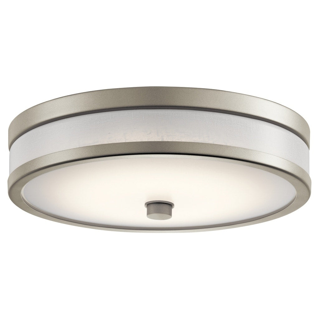 Kichler Lighting Pira Collection Brushed Nickel Led Flush Mount