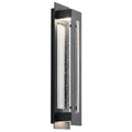 Kichler Lighting River Path Collection 2 Light Textured Black Outdoor Led Wall Sconce