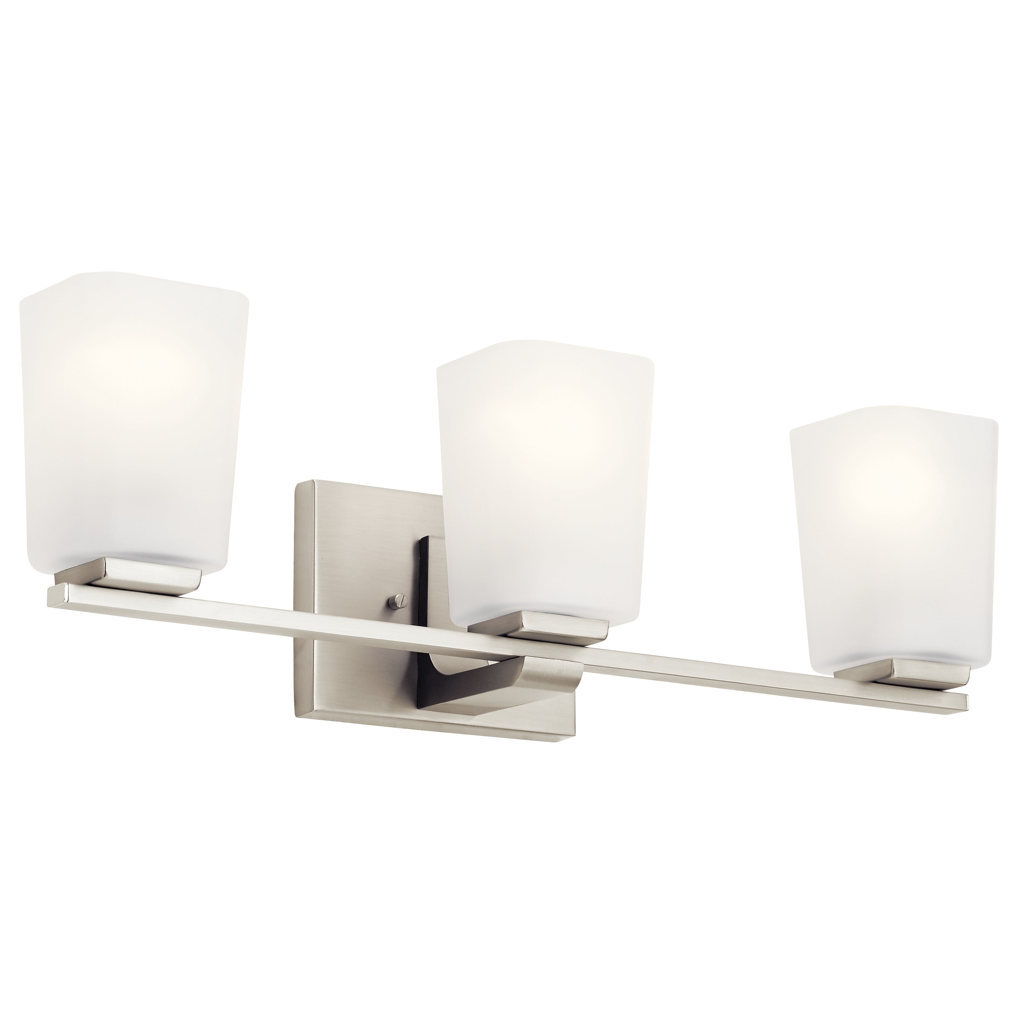 Kichler Lighting Roehm 3 Light Vanity Light Brushed Nickel