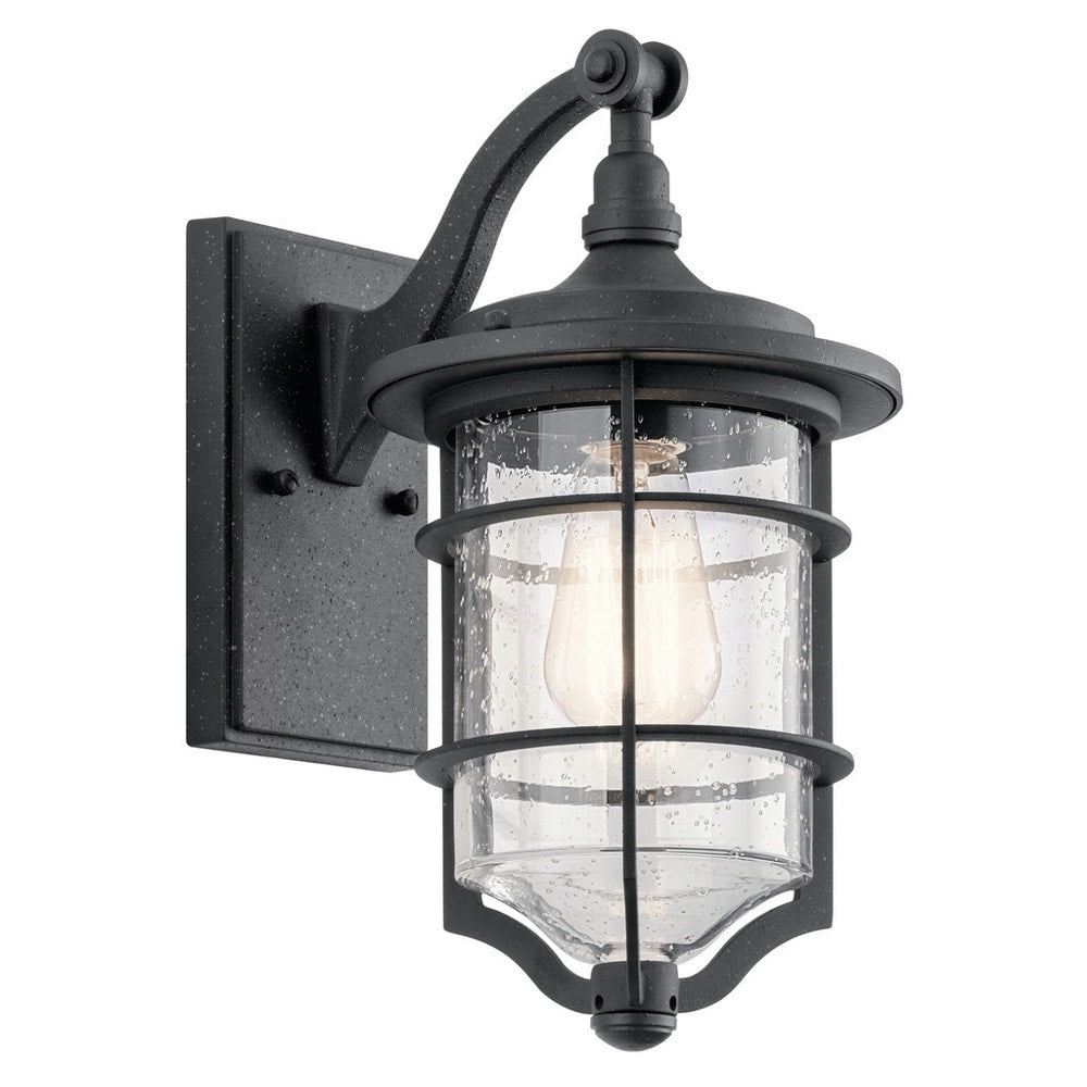 Kichler Lighting Royal Marine Collection 1 Light Distressed Black Outdoor Wall Lantern