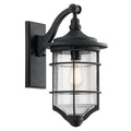 Kichler Lighting Royal Marine Collection 1 Light Distressed Black Outdoor Wall Lantern