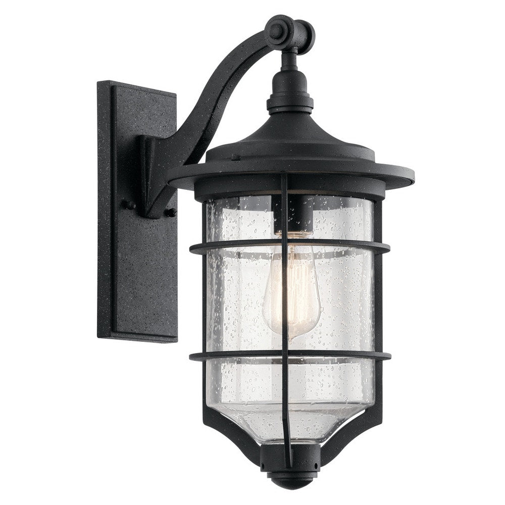 Kichler Lighting Royal Marine Collection 1 Light Distressed Black Outdoor Wall Lantern