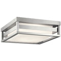 Kichler Lighting Ryler Outdoor Led Ceiling Light Brushed Aluminum