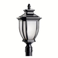 Kichler Lighting Salisbury Collection 1 Light Black Outdoor Post Lantern