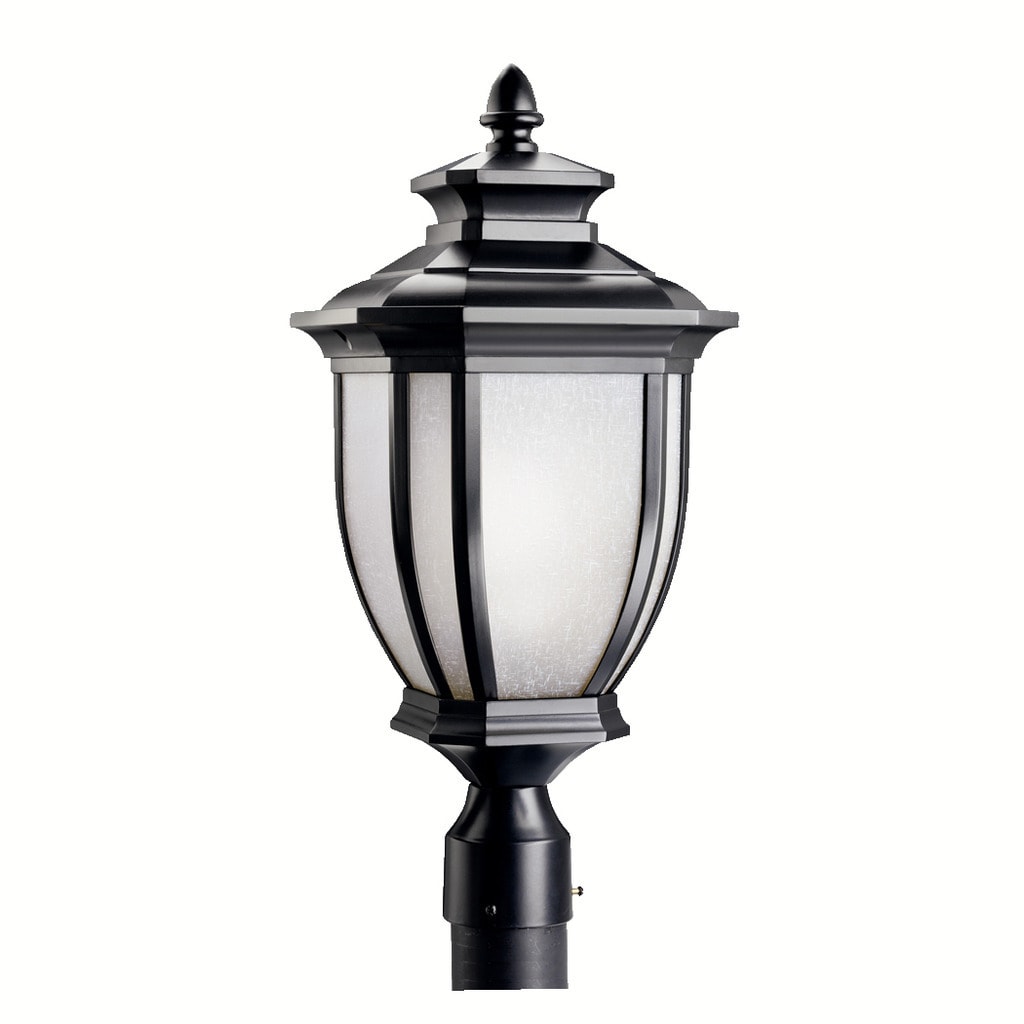 Kichler Lighting Salisbury Collection 1 Light Black Outdoor Post Lantern