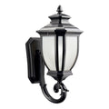 Kichler Lighting Salisbury Collection 1 Light Black Outdoor Wall Lantern