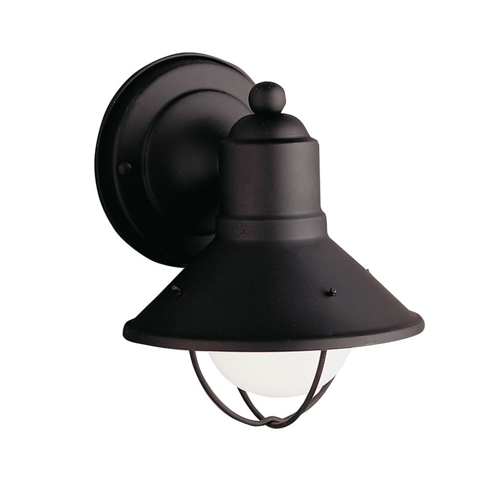 Kichler Lighting Seaside Collection 1 Light Black Outdoor Wall Sconce