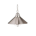Kichler Lighting Seaside Collection 1 Light Brushed Nickel Outdoor Pendant