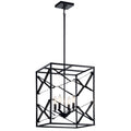 Kichler Lighting Sevan 4 Light Foyer Pendant Black