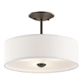 Porch Den Roselawn 3 Light Olde Bronze Semi Flush Mount