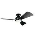 Kichler Lighting Sola 44 Inch Led Ceiling Fan Satin Black