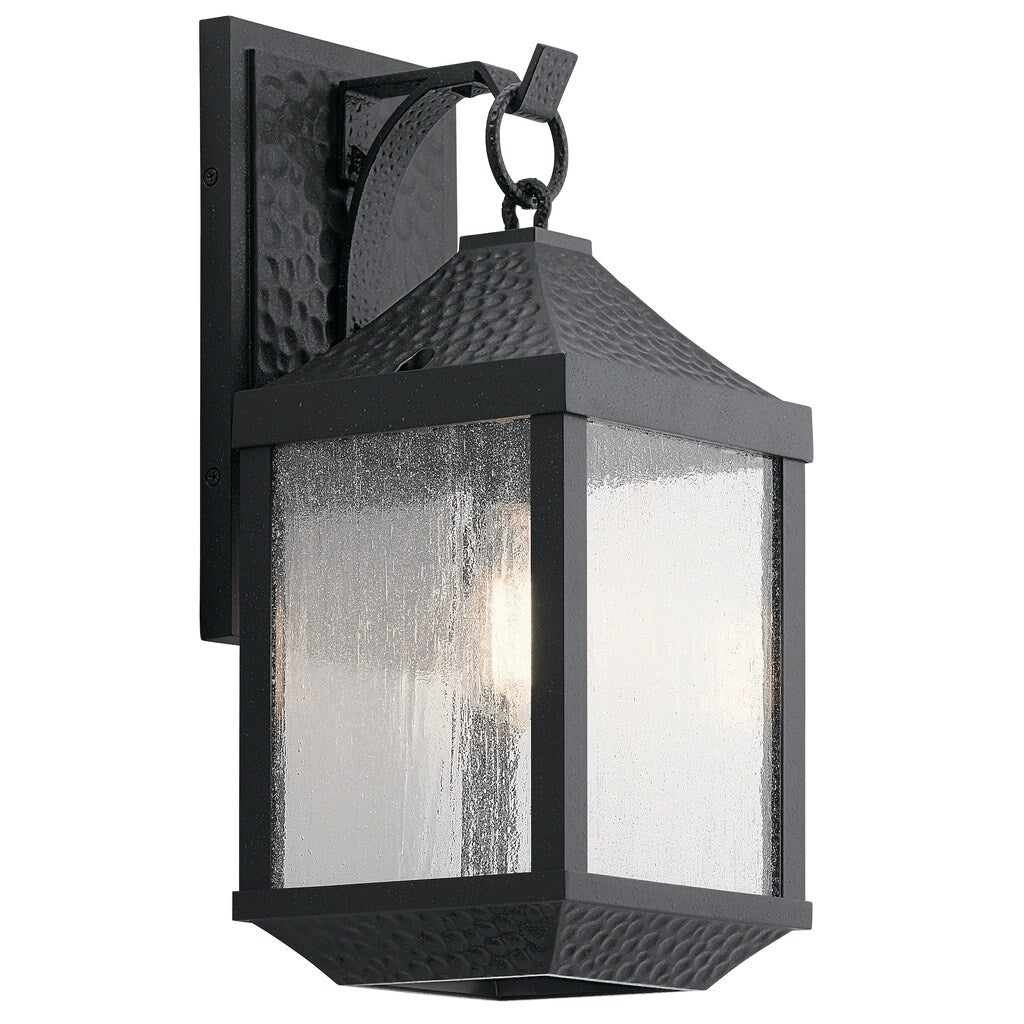 Kichler Lighting Springfield Collection 1 Light Distressed Black Outdoor Wall Lantern