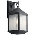 Kichler Lighting Springfield Collection 1 Light Distressed Black Outdoor Wall Lantern