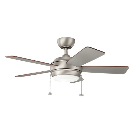 Kichler Lighting Starkk Collection 42 Inch Brushed Nickel Led Ceiling Fan