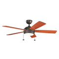 Kichler Lighting Starkk Collection 52 Inch Olde Bronze Led Ceiling Fan